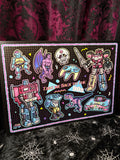 RD Take Me Back To The 90's (Black Version) A3 Print - Art By Rose Demon