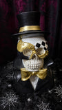Male Skull Bust with Mask 30cm