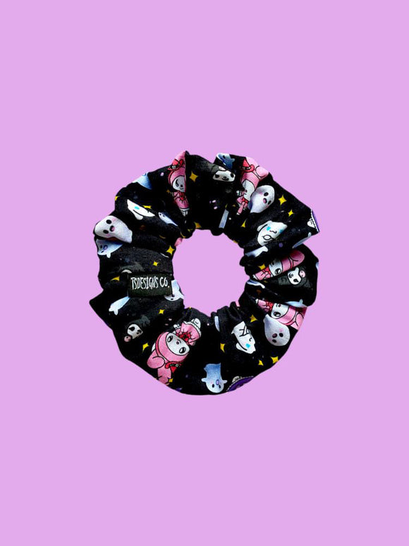 TSDC Stash Scrunchie Mini - 12cm - Kuromi Black