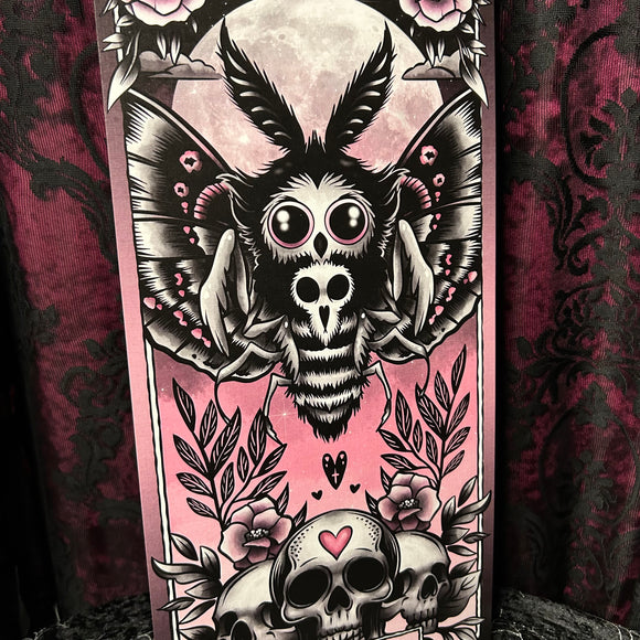 MothMan Mini Scroll - Art By Rose Demon