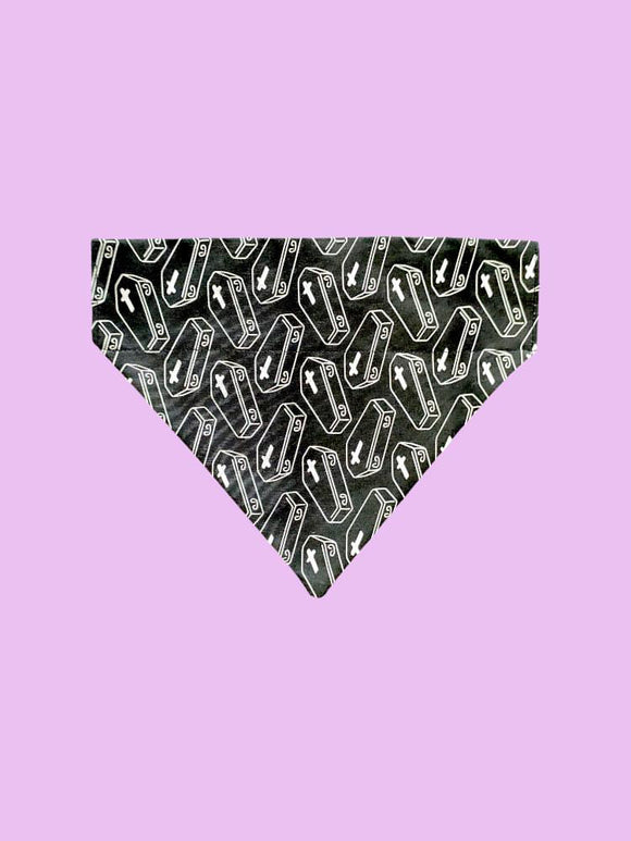 TSDC Betty Boo's Pet Accessories Bandanas - Coffin's Black