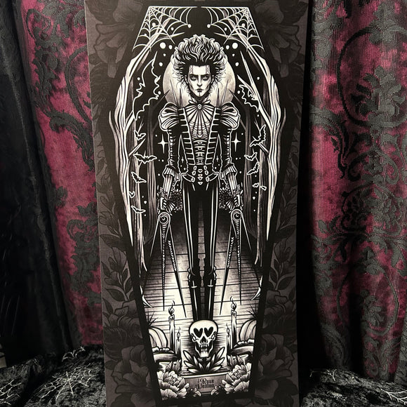 Edward Mini Scroll - Art By Rose Demon