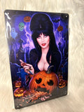 Elvira Halloween - Tin Sign