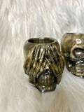 See, Speak & Hear no evil - Candle Holders (set) Glow in the Dark