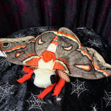 Moth Plush - orange and black