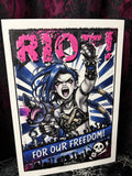 RD Riot A4 Print - Art By Rose Demon