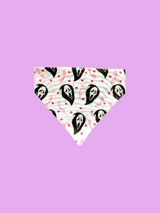 TSDC Betty Boo's Pet Accessories Bandanas - Ghostface & Hearts