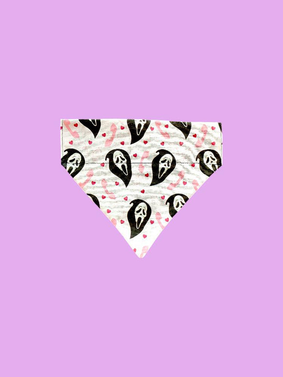 TSDC Betty Boo's Pet Accessories Bandanas - Ghostface & Hearts