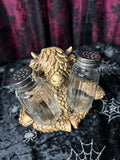 Highland Cow 13cm - Salt and Pepper Shaker Set