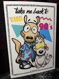 RD Rocko's Modern Life A4 Print - Art By Rose Demon