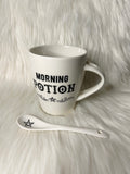 Witch Morning Potion Mug & Spoon Set - White