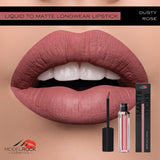 Model Rock - Liquid to Matte - Longwear Lipstick - Dusty Rose