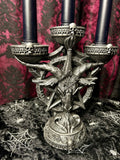 Baphomet's Radiance Candelabra 46cm