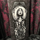 Sally Coffin Scroll - Art By Rose Demon