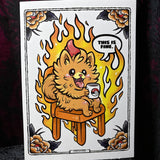 RD This is Fine A4 Print - Art By Rose Demon