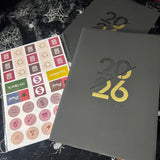 2026 - A5 365 Daily Planner - Black