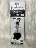 Wishstone Onyx Heart - Bag Charm