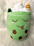 23cm Bubble Tea Plushie - Green