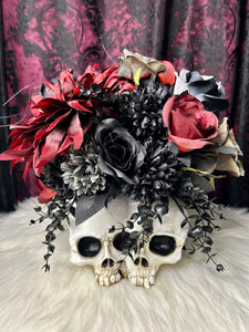 Twin Skulls - Home Decor Display