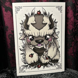 Appa A4 Print - Art By Rose Demon