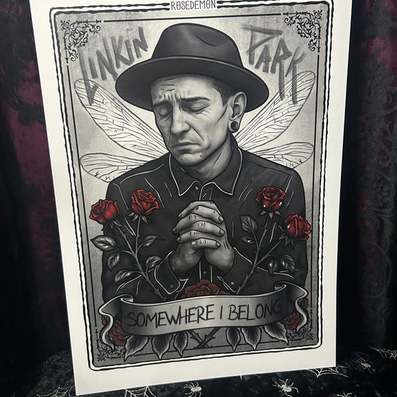Chester A3 Print - Art By Rose Demon
