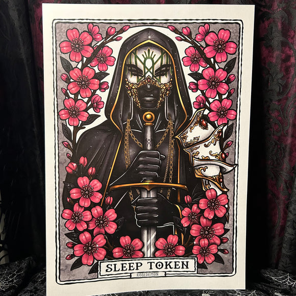 Sleep Token A3 Print - Art By Rose Demon
