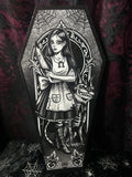 Mad Alice - Coffin Cutout - Art By Rose Demon