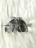Skull Moth Hair Pin