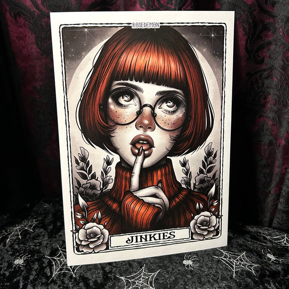 Jinkies A4 Print - Art By Rose Demon
