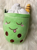 23cm Bubble Tea Plushie - Green