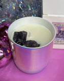 Full Moon - Spring Peony - crystal stone - Soy Candle - Drop Dead Gorgeous