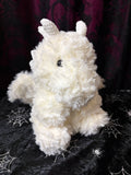 Cuddly Mini Plush Dragon - White