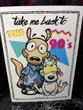 RD Rocko's Modern Life A4 Print - Art By Rose Demon