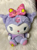 25cm Plushie Kuromi Purple