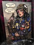RD Fallout Need More Junk A3 Print - Art By Rose Demon