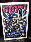 RD Riot A4 Print - Art By Rose Demon