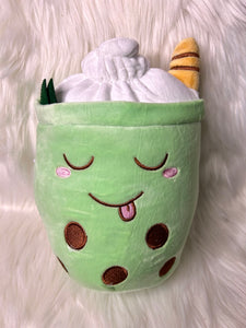 23cm Bubble Tea Plushie - Green