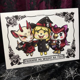 RD Weird Friends Animal Crossing A4 Print - Art By Rose Demon