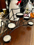 Spider Web Statement Decor - Tea light Candles