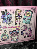 RD Take Me Back To The 90's (Pink Version) A3 Print - Art By Rose Demon