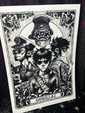 Gorillaz A3 Print - Art By Rose Demon