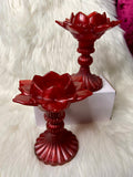 Deluxe Lotus Candle Holders (pair)