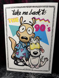 RD Rocko's Modern Life A4 Print - Art By Rose Demon