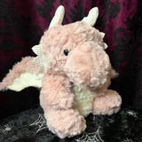 Cuddly Mini Plush Dragon - Pink