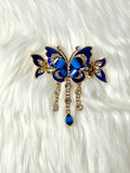 Opulence Hair Clip Butterfly Blue