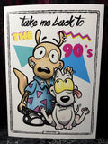 RD Rocko's Modern Life A4 Print - Art By Rose Demon
