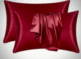 Blood Red - Satin Pillow Cases