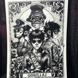Gorillaz A3 Print - Art By Rose Demon