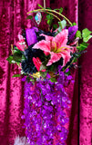 Light up Floral Moon Hanger - Home Decor Display