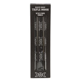 Black Triple Moon Phase Taper Diner Candles (Set of Three)